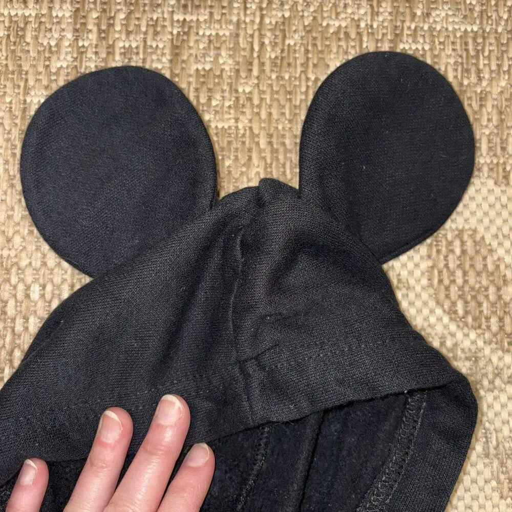 Vintage 80’s 90’s Disney Babies Mickey Red Hoodie Mickey Ears Size 6-12 Months - Picture 8 of 16